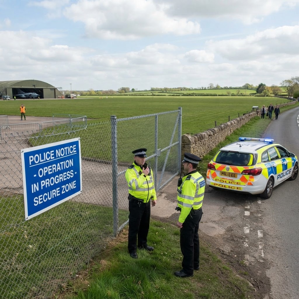 BREAKING: Five Men Arrested Near RAF Fairford Released on Bail