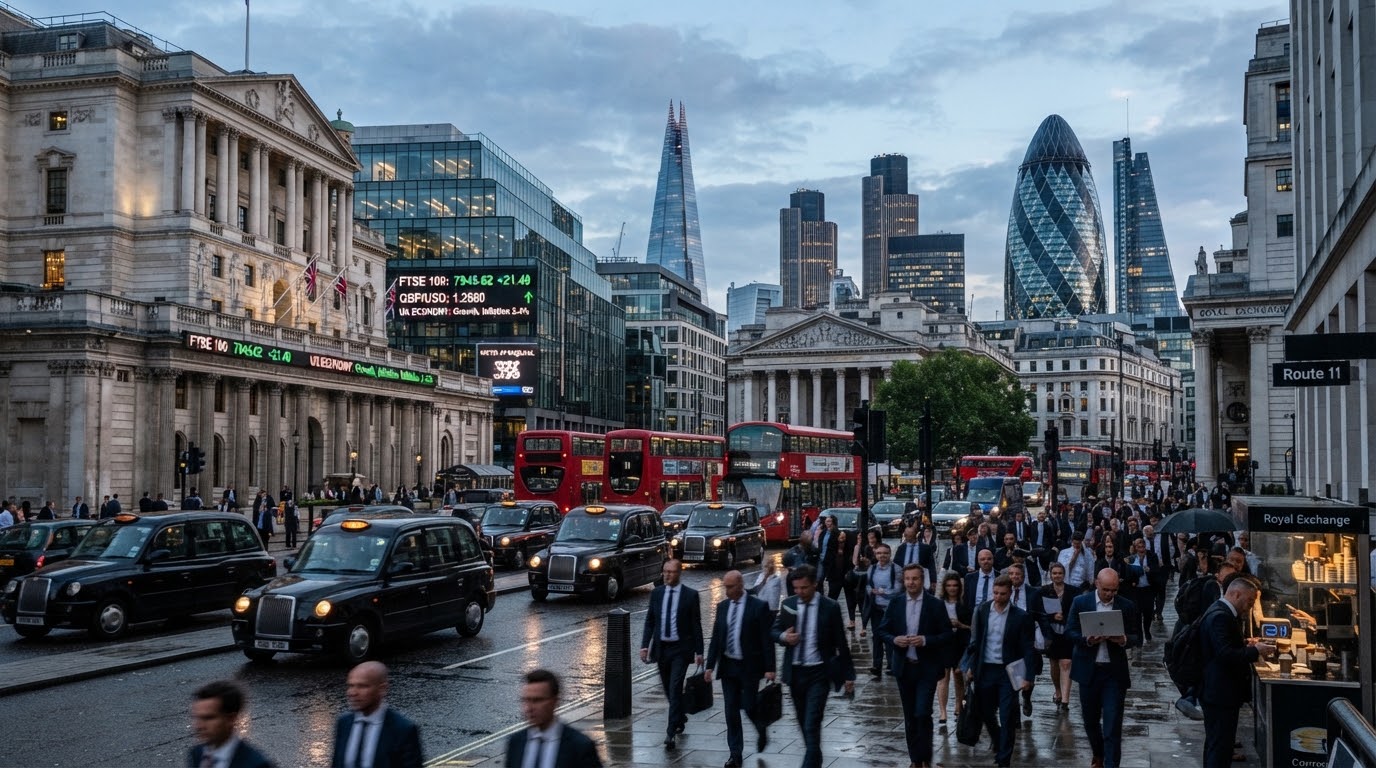 UK Economy Expands by 0.5% in Second Quarter as Growth Beats Earlier Estimate